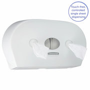 Aquarius™ 7186 Mini Twin Roll Centrefeed Toilet Paper Dispenser